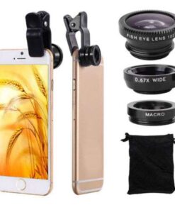3-in-1 Fisheye, Wide-Angle, and Macro Lens for Enhanced Smartphone Photography