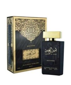 Captivating Senses: Ameer Al Oud Black Intense Almas Original EDP, an Enigmatic Fragrance for Enchanting Evenings
