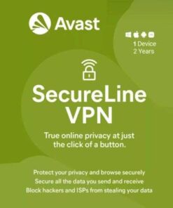 Protect Your Online Privacy with Avast SecureLine VPN 2024: 2-Year Subscription for 1 Device [Download]