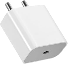 20W Type C Charger Adapter, Fast PD Charger for Android, iPhone 16/15/14/13/&Pro, Samsung Galaxy S25/S24/S23, iPad Pro/Air/Mini, White
