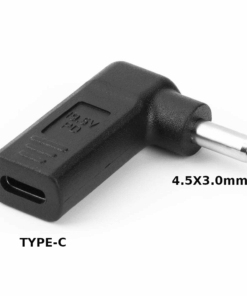 Dell Laptop Type-C to 4.5x3.0mm DC Power Adapter Converter, 90 Degree Angle