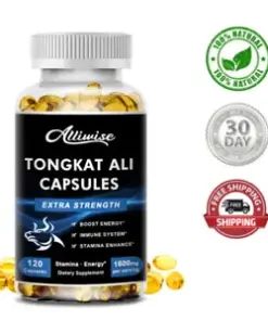 Testosterone Boosting Powerhouse: 1600mg Tongkat Extract Tablets for Enhanced Energy and Vitality