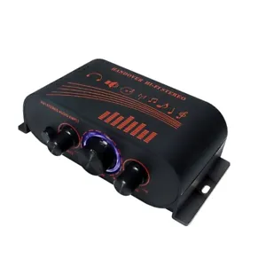 AK170 Mini Power Amp: 12VDC Car Home Audio Amplifier for Powerful Sound