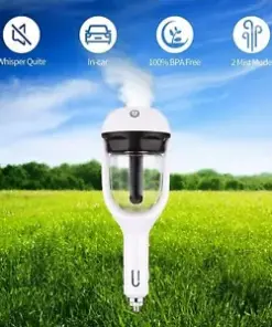 Car Mini Air Humidifier Diffuser: Ultrasonic Aroma Mist Purifier for Refreshing and Revitalizing Vehicle Ambiance