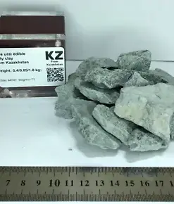 Natural Edible Blue Salty Ural Clay from Kazakhstan, Available in 400/850/1800 Grams