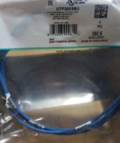 Panduit Cat6a UTP Patch Cable for High-Speed Network Connections, 1.5 Meters, Blue