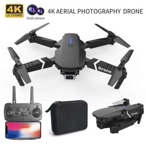 Professional E88 Drone with 4K Wide-Angle Camera for Aerial Photography and Video Recording