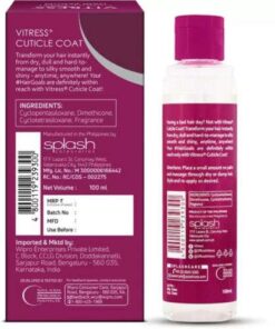 Vitress Cuticle Coat Classic Hair Serum: Smooth, Easy-to-Manage Hair (100 ml)
