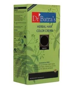 Dr Batra's Natural Brown Hair Color Cream: Chemical-Free, Herbal Hair Coloring for a Safe and Beautiful Transformation