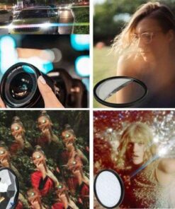 Exceptional 77mm Kaleidoscope Camera Filter: Enchanting Lens Accessory for Creative Photography