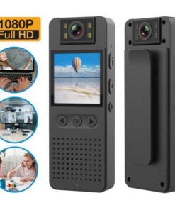 Ultra-Compact 1080P Body Camera: Wi-Fi Enabled, Police-Grade Video Recorder with Night Vision