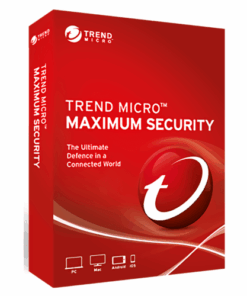 Premium Protection and Privacy: Trend Micro Maximum Security 2024 for 4 Devices with Built-in VPN