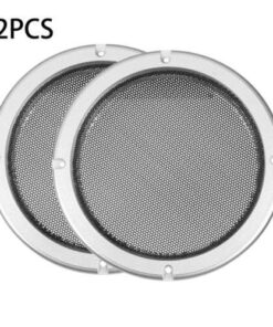 Premium Speaker Grill Mesh Decorative Circle Woofer Guard Protector, Sizes 2/3/4/5/6.5/8/10 inch