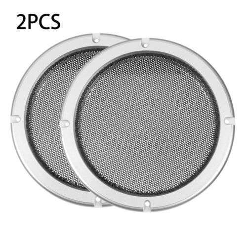 Premium Speaker Grill Mesh Decorative Circle Woofer Guard Protector, Sizes 2/3/4/5/6.5/8/10 inch