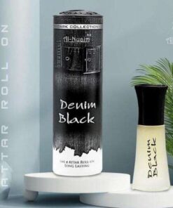 Captivating Denim Black Perfume: Enduring 6ml Fragrance by Al Nuaim