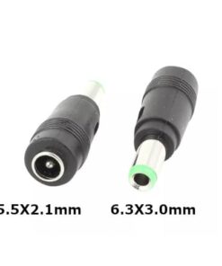 Toshiba Laptop DC Tip Converter: 5.5 x 2.1mm Female to 6.3 x 3.0mm Male for Power Adapters