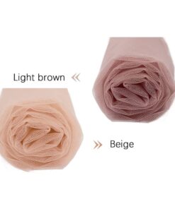 Premium Swiss Lace Net for Wig Making & Closure - 1 Yard (135cm x 92cm) - Choose Your Color