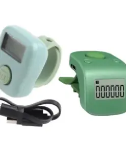 Rechargeable Electronic Finger Counter for Prayer Beads, Counting & Meditation.
