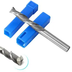 Extended 6mm HSS & Aluminium End Mill Cutter Bit for Precise Long Flute Machining