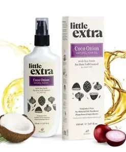 Coco Onion Natural Hair Oil for Voluminous, Healthy, and Strong Hair (150ml)