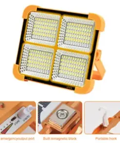 Ultra Bright 3500mAh Portable Solar Lantern for Camping, Hiking, Emergency Power Outages