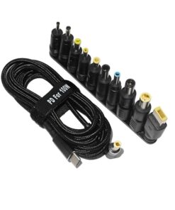 100W Type-C DC Power Adapter for Fast Charging Laptops (Lenovo, Asus, HP, Acer)