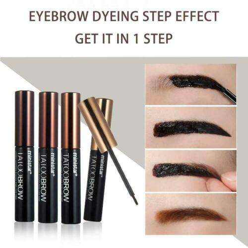 Long-Lasting Brown Eyebrow Tint Gel for Natural-Looking, Defined Brows