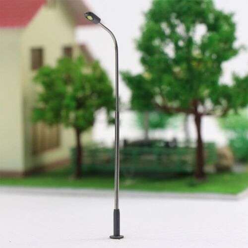 3V LED Mini Street Light Post for Model Railway, Landscape, and Diorama Layouts (1:50 to 1:100 Scale)