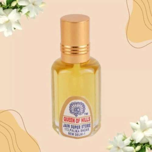 Queen of Hills Attar Perfume: Luxurious Raat Ki Rani Fragrance for Enchanting Nights, 4ml