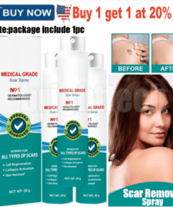 Scar Removal Spray: Medical-Grade Smoothing Solution for Pregnancy, Surgical, and Burn Scars