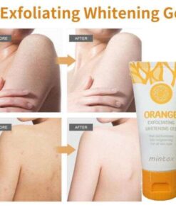Orange Glow Exfoliating Whitening Gel Scrub: Brighten and Smooth Skin with Citrus Vitality