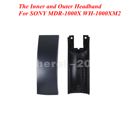 Replacement Repair Side Covers Slider Part for Sony MDR-1000X WH-1000XM2 Headphones - Black