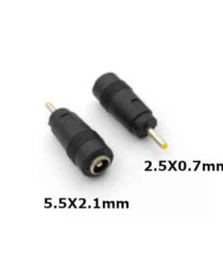 Laptop DC Tip Converter: 5.5 x 2.1mm to 2.5 x 0.7mm for Asus Chargers