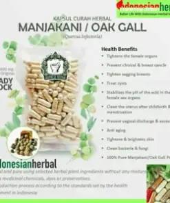 Women's Health Essential: Manjakani Oak Gall Natural Organic Capsules (120-360)