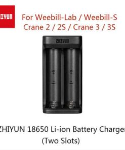 Zhiyun 18650 Battery Charger: Dual-Slot Charging for Weebill S, Crane 2S, 3S & More
