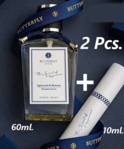 Butterfly Thai Perfume Agarwood & Benzoin Spray Scent Eau de Parfume for Men and Women (10 & 60 ml)