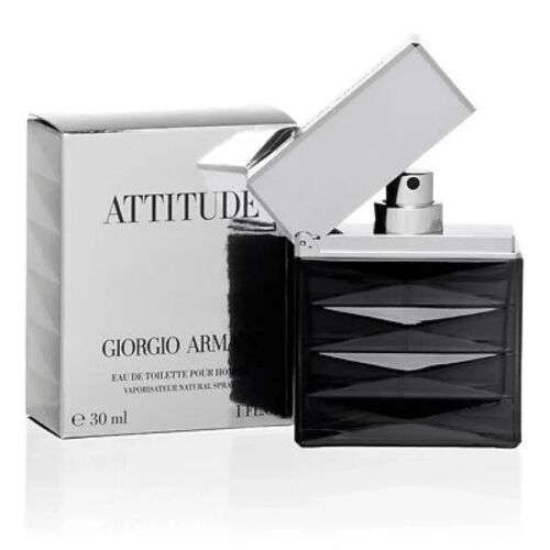 Giorgio Armani Attitude Eau de Toilette Spray for Men, 1.0 oz / 30 ml, New in Box, Rare Find