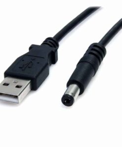 USB to DC Power Adapter Cable for 5.5 x 2.1mm Devices