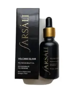 Farsali Volcanic Elixir Polynesian Beauty Oil: Hydrating, Age-Defying Elixir for Radiant Skin (1oz)