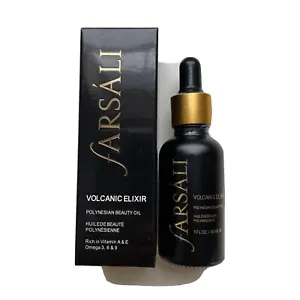 Farsali Volcanic Elixir Polynesian Beauty Oil: Hydrating, Age-Defying Elixir for Radiant Skin (1oz)