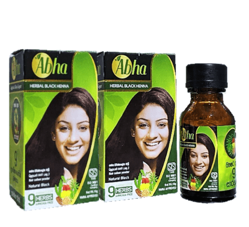 Abha Natural Black Henna: Ammonia-Free Herbal Hair Color for Silky, Lustrous Locks