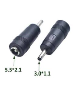 Samsung Laptop DC Tip Converter: 5.5 x 2.1mm Female to 3.0 x 1.1mm Male Power Adapter