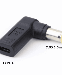 Lenovo Laptop DC Tip Converter: Type-C Female to 7.9x5.5mm Male for Charging