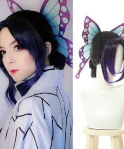 Demon Slayer Kochou Shinobu Cosplay Wig: Perfect for Anime Fans & Conventions