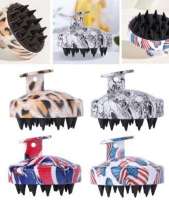 Deep Clean & Stimulate Your Scalp: Portable Head Hair Scrubber Massager Shampoo Brush