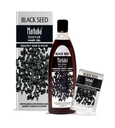 Marhaba: The Ultimate Hair Nourishment with Black Seed Shine Hair Oil