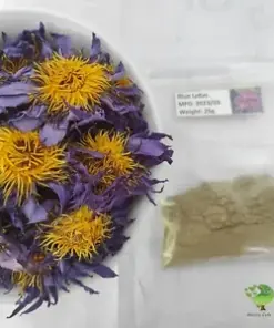Nymphaea Caerulea Extract: Pure Blue Lotus Flower Powder (200:1 Extract, 100g)