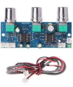 NE5532 Audio Preamplifier Board for Subwoofer 2.1CH System with DC12-24V Power Supply