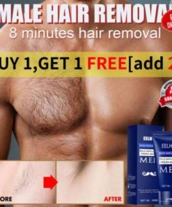 Painless Permanent Hair Removal Cream for Beard & Moustache: New Formula for Smooth Skin