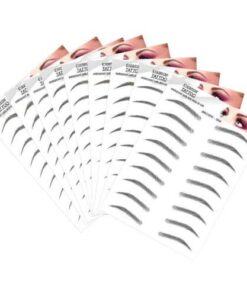 3D Natural Eyebrow Tattoos: Waterproof & Eco-Friendly Makeup Stickers for Effortless Brows